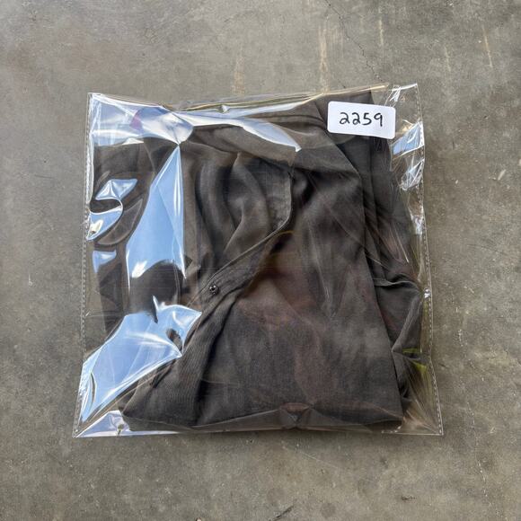 Comptoir Des Cotonniers Shift Dress Women's Small Green 3/4 Sleeve Split Collar - Picture 12 of 12